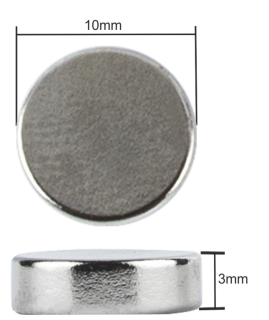 Magnet neodymový 10mm 5ks 