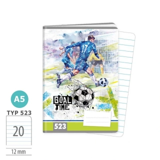 ARGUS Sešit A5 , 20 listový - linkovaný 523