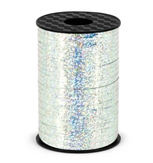 PD Stuha 5 mm x 225 m holografická, stříbrná