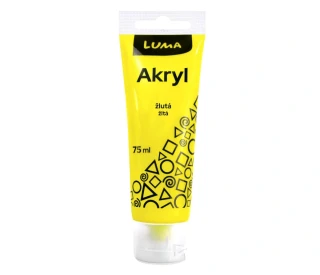 LUMA Barva akrylová 75 ml - žlutá