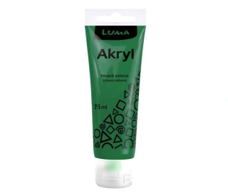 LUMA Barva akrylová 75 ml - zelená tmavě