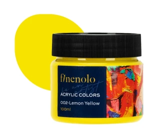 FINENOLO DELI Barva akrylová 100 ml - lemon žlutá