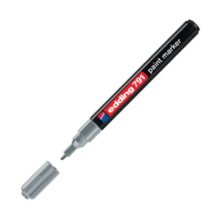 EDDING Popisovač lakový Edding 791 stříbrný