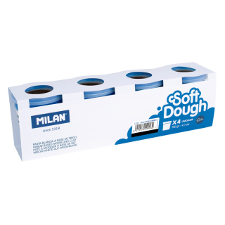 MILAN Plastelína MILAN Soft Dough čierna 116g /1ks