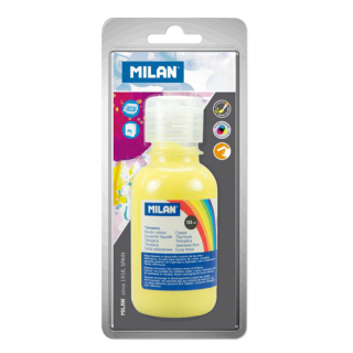 MILAN Temperová barva MILAN 125 ml žlutá - blistr
