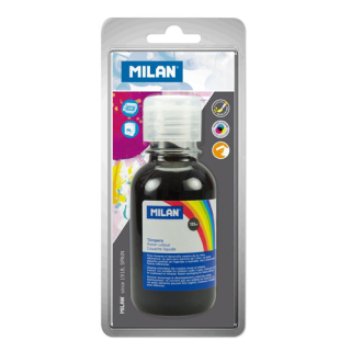 MILAN Temperová barva MILAN 125 ml černá - blistr