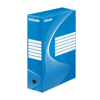 ESSELTE Archivní box A4 / 100 mm, karton, ESSELTE "Standard", modrý