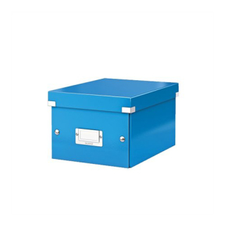 LEITZ Archivační krabice "CLICK&STORE", A5, lakový lesk, modrá