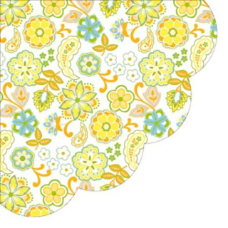 PAW Ubrousky PAW R 32 cm Floral Pattern Orange