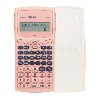 MILAN Kalkulačka MILAN M240 pink - vědecká 10+2 místná