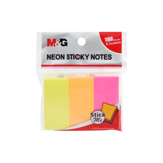 M&G Sada lepících bločků M&G 25x51 mm - 3 neonové barvy