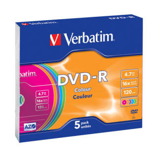 Verbatin DVD-R Verbatim DataLife Plus 16x, 4,7 GB, 5-pack