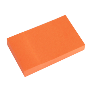JUNIOR Blok lepicí NEON oranž 51 x 76 mm