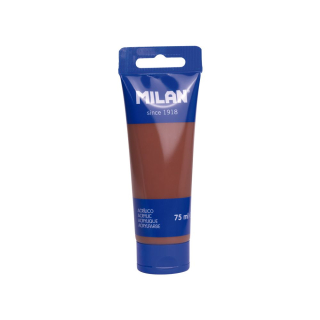 MILAN Barva akrylová MILAN 75 ml - hnedá sienna