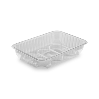 WIMEX Vanička hranatá průhledná 186 x 133 x 35 mm, 500 ml, 50 ks
