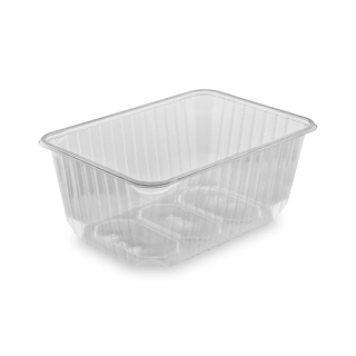 WIMEX Miska hranatá průhledná 1200 ml (PP) /50ks/