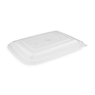 WIMEX Víčko vypouklé průhledné PP pro menu mísu L 25x18,5 x 2 cm, sada 50 ks