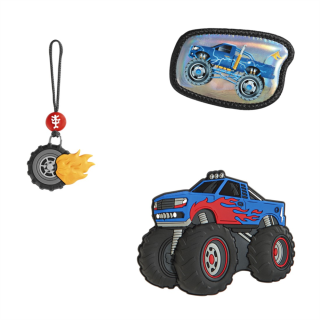 HAMA Doplňkový set obrázků MAGIC MAGS Monster Truck Rocky k aktovkám GRADE, SPACE, CLOUD