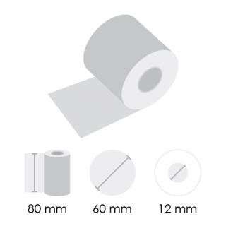 PAPIERNIK Kotoučky TERMO STANDARD 80/60/12