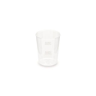  Kelímek vratný (PP) opakovaně použitelný O43mm 2cl/4cl [50 ks]