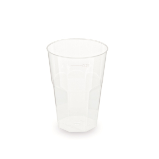  Kelímek vratný (PP) opakovaně použitelný extra-silný Koktejl O70mm 0,2L [12 ks]