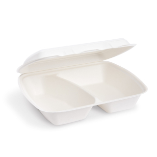 Menu box (cukrová třtina) 2dílný 241 x 202 x 70 mm 1000ml [50 ks]