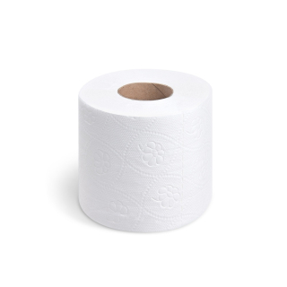 WIMEX Toaletní papír (FSC Mix) 3vrstvý bílý O12cm 28m 250 útržků [8 ks]