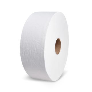 WIMEX Toaletní papír (FSC Mix) 2vrstvý bílý `JUMBO` O25cm 240m 1070 útržků [6 ks]