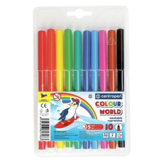 CENTROPEN Fixy - CENTROPEN 7550 Colour World - sada 10 ks