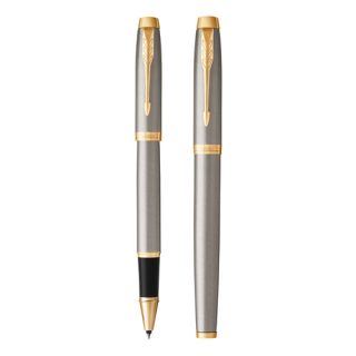 PARKER Roller PARKER IM Brushed Metal GT - černá náplň