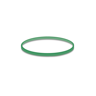 WIMEX Gumičky zelené tenké (1 mm, O 4 cm) [1 kg]