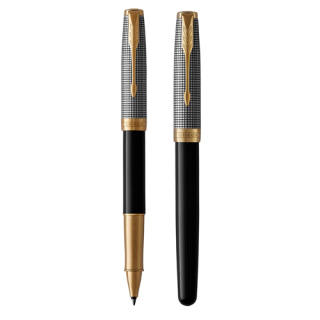 PARKER Roller PARKER Sonnet Silver & Black GT -F- black