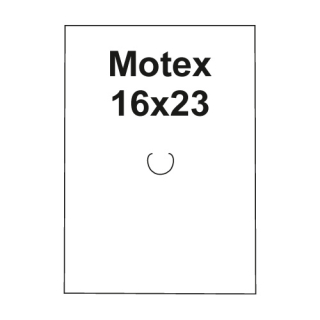 MOTEX Cenové etikety MOTEX 16x23 bílé, hranaté