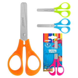 JUNIOR Nůžky dětské JUNIOR Ocean World 5"/13 cm pro praváky (mix /cena 1ks)