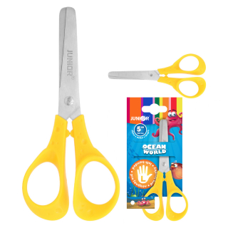 JUNIOR Nůžky dětské JUNIOR Ocean World 5"/13 cm pro leváky (mix /cena 1ks)