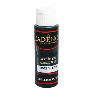 CADENCE Akrylová barva CADENCE Premium, černá, 70 ml