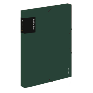 KARTON P+P Krabice PP s gumou A4 VERDE zelená