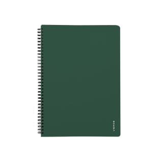 KARTON P+P Twin wire blok A5 PP VERDE zelená