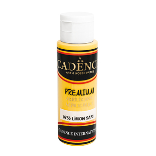 CADENCE Akrylová barva CADENCE Premium, žlutá, 70 ml