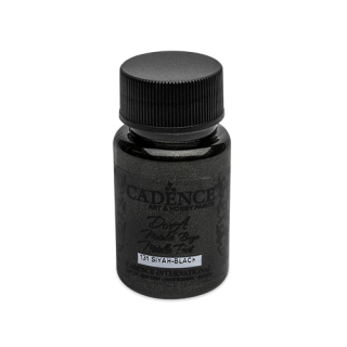 CADENCE Barva akrylová Cadence D. Metalic, černá, 50 ml