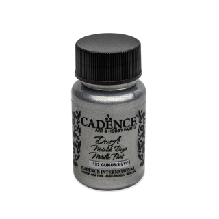 CADENCE Barva akrylová Cadence D. Metalic, stříbrná, 50 ml