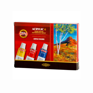 KOH-I-NOOR Barvy akrylové 6 barev x 16 ml