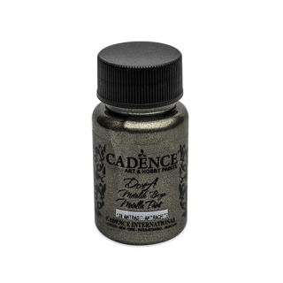 CADENCE Barva akrylová Cadence D. Metalic, antracit, 50 ml