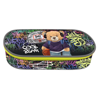 JUNIOR Penál JUNIOR S8 Cool Bear - medvěd