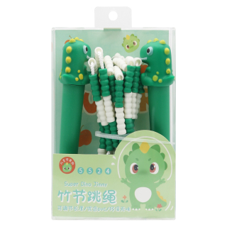 JUNIOR Švihadlo 2,8 m zelené - dinosaurus