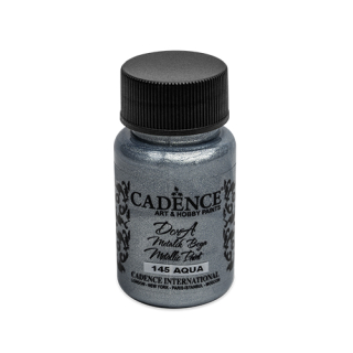 CADENCE Barva akrylová Cadence D. Metalic, tm.stříbrná,50 ml