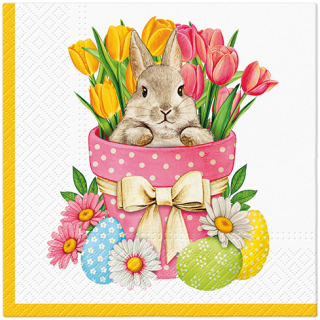 PAW Ubrousky PAW L 33x33cm Flower Bunny