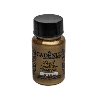 CADENCE Barva akrylová Cadence D. Metalic, bronzová, 50 ml