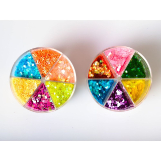 JUNIOR-ST Glitter dekorace Star Light (metalická / neonová) 60g
