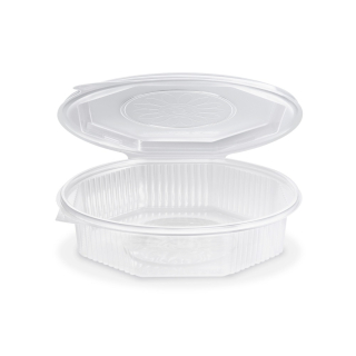  Menu mísa (PP) Ripboxx Meal nedělená osmiboká průhledná 1200ml [25 ks]